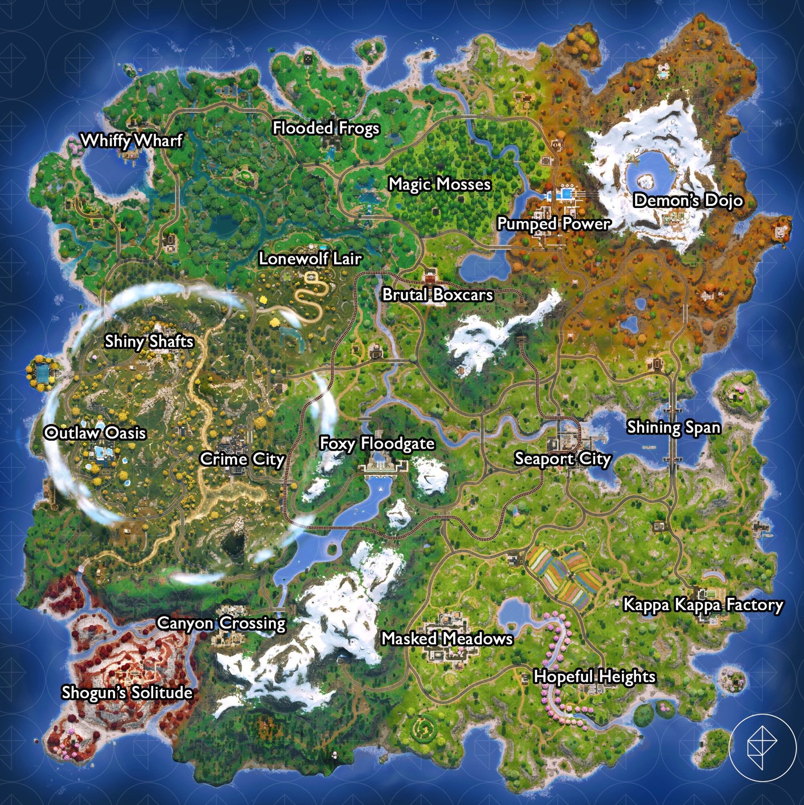 Major Map Changes in Fortnite Chapter 6 Season 2